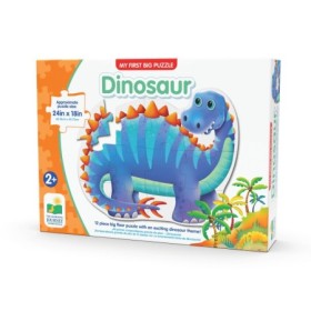 Primul meu mare puzzle de podea Dinozaur 12 piese 60.96x45.72 cm asamblat